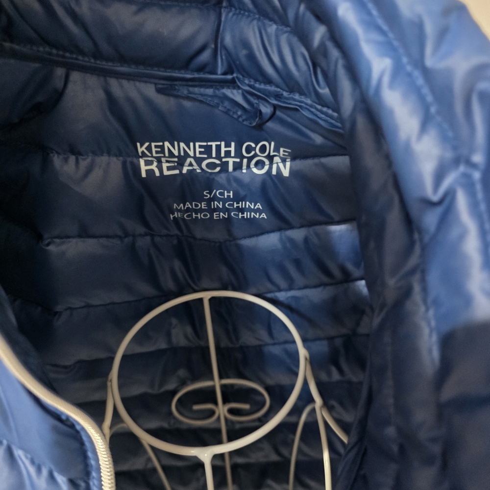 Kenneth Cole Reaction Navy Puffer Jacket - Picture 6 of 7